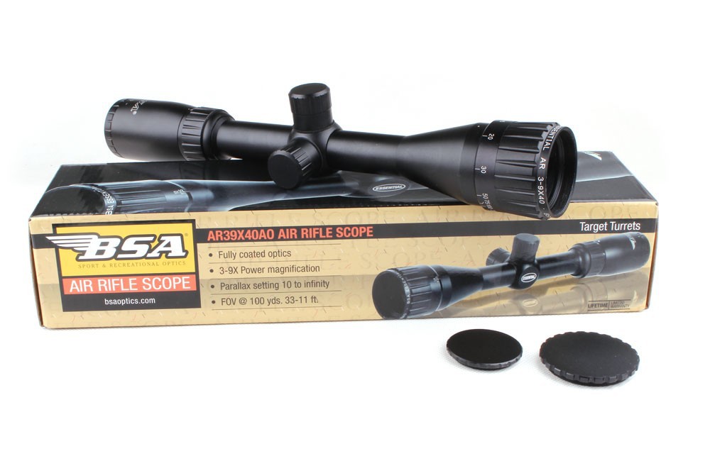 Essential AR 3-9x40 AO Mildot Optical Sight Riflescope
